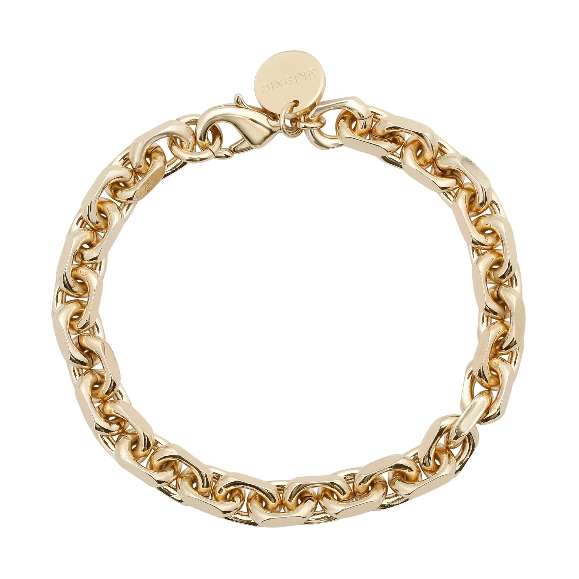 Gold-toned Gianni Bracelet with stylish chain link design perfect for any look