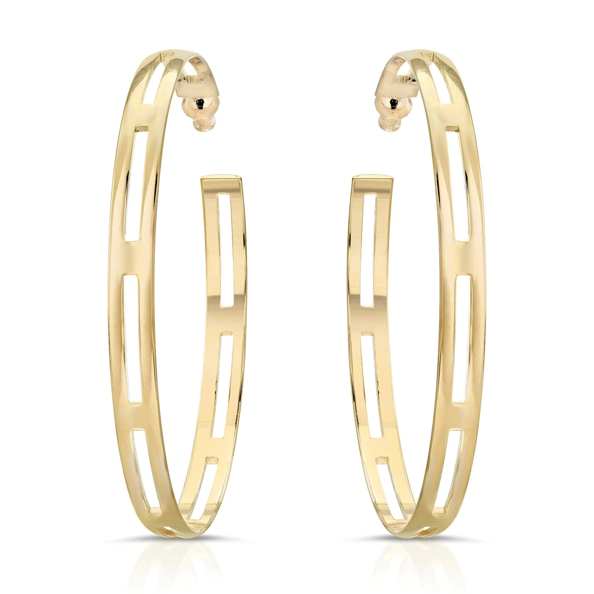 Charlotte Hoops gold hoop earrings perfect for everyday wear and special occasions