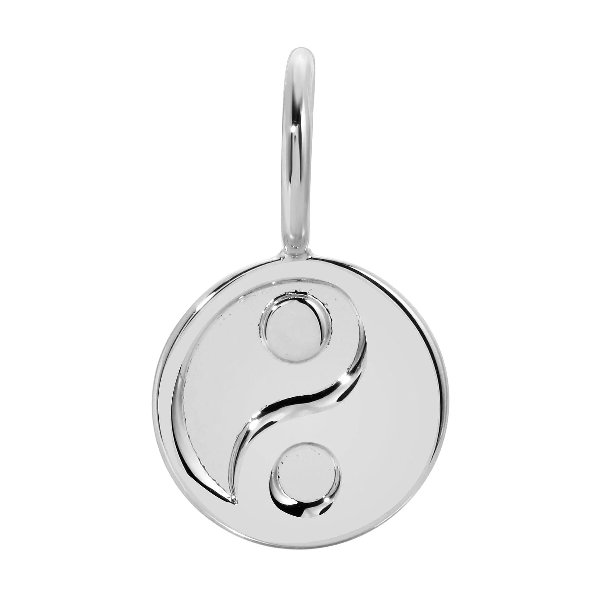Silver Yin Yang Pendant from Small Yin Yang Pendant collection showing balance and style