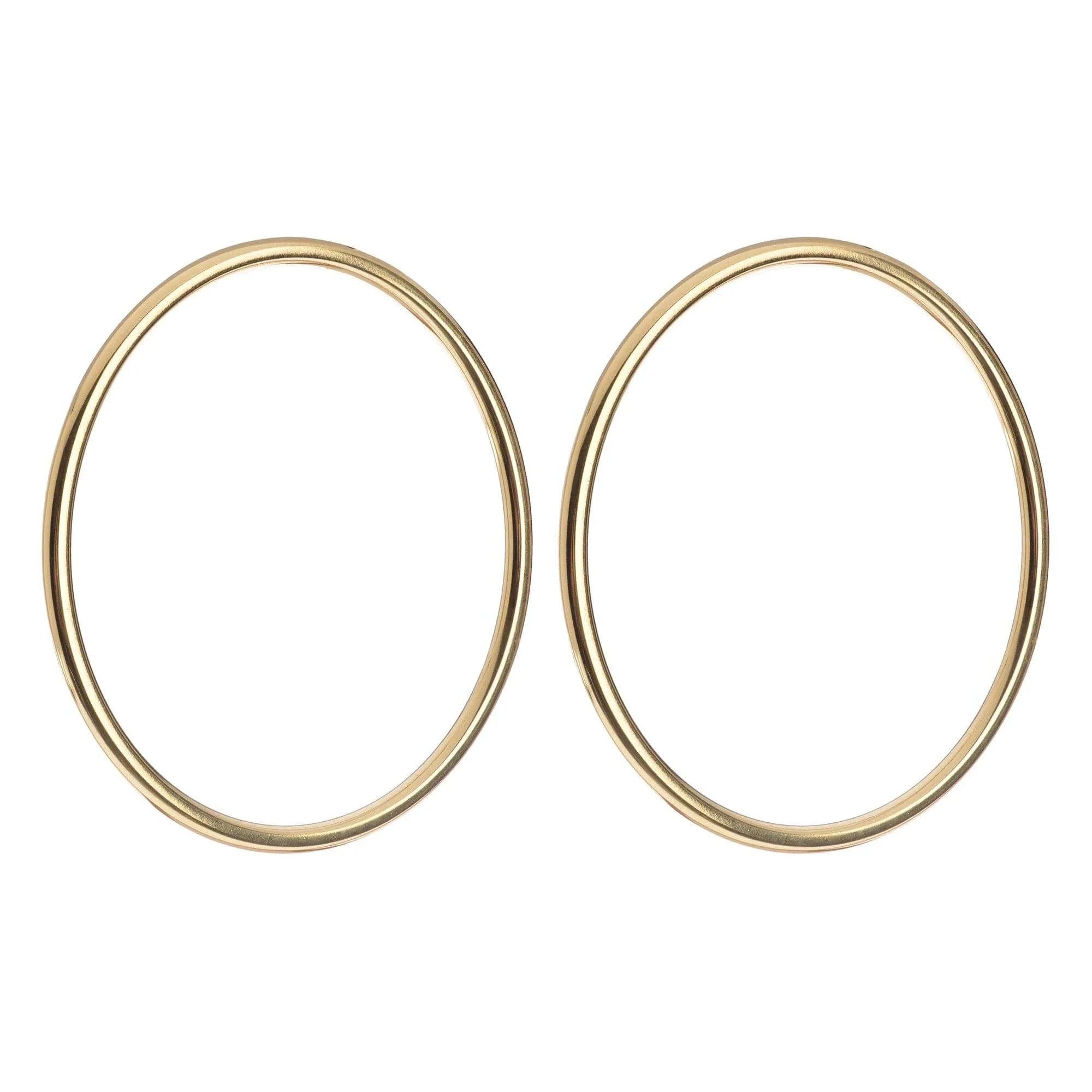 Gold hoop earrings from XL Mia Earrings collection, perfect for everyday wear