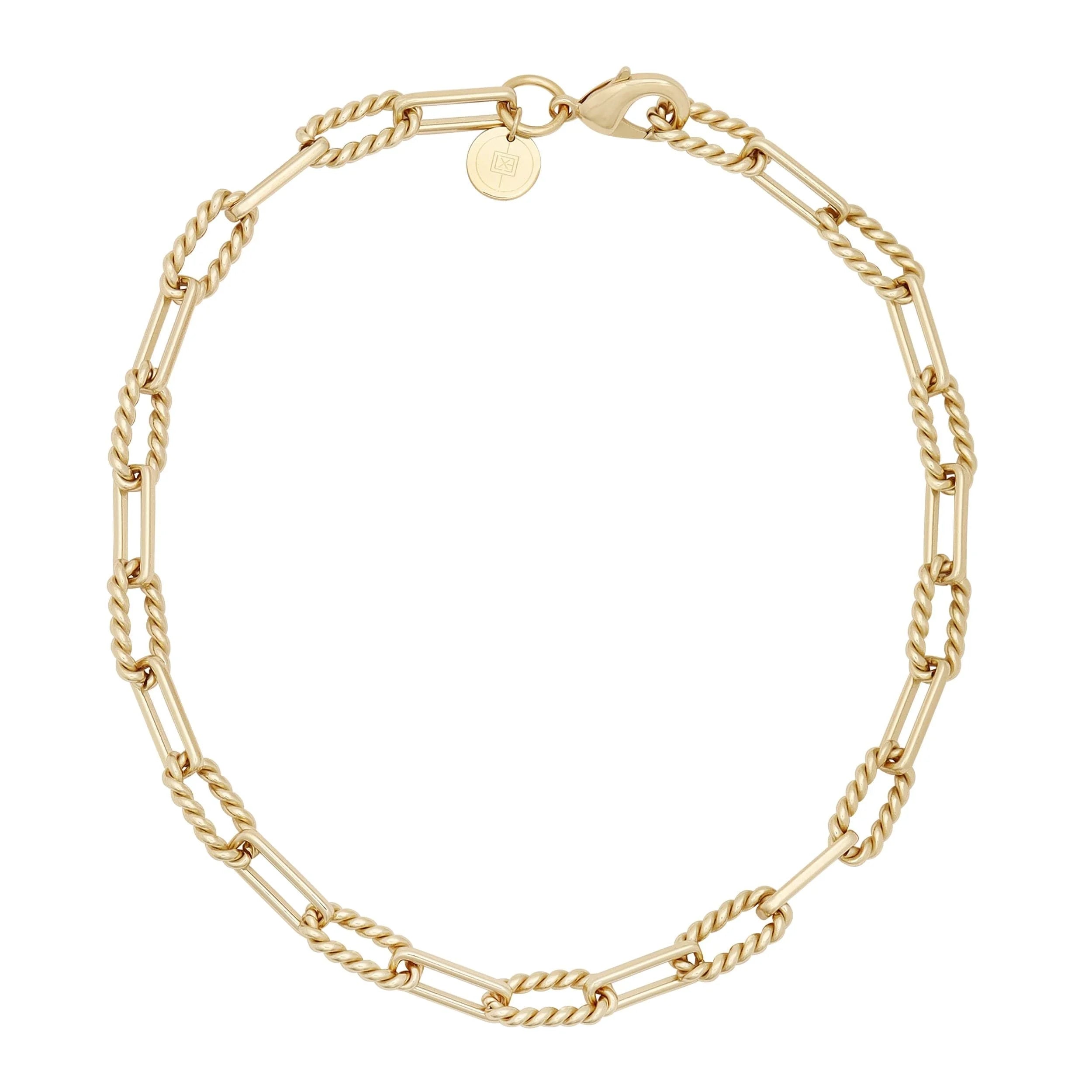 Gold chain-link bracelet from the Enzo Necklace collection perfect for stylish looks