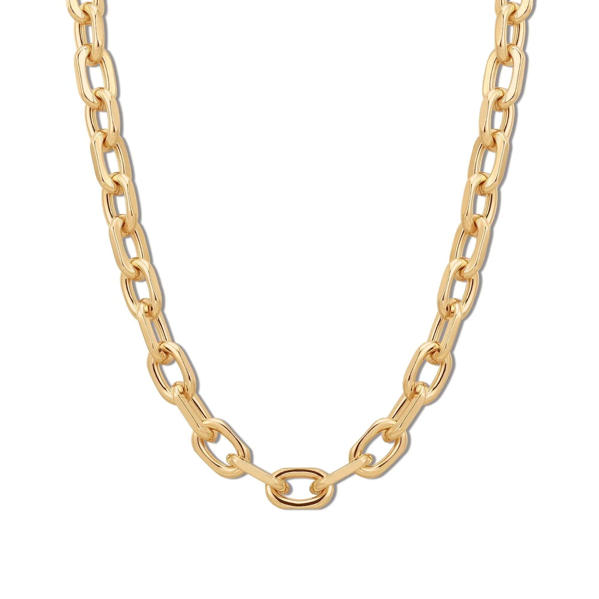 Gold chain necklace from the Lennon Necklace collection, stylish and shiny for any look