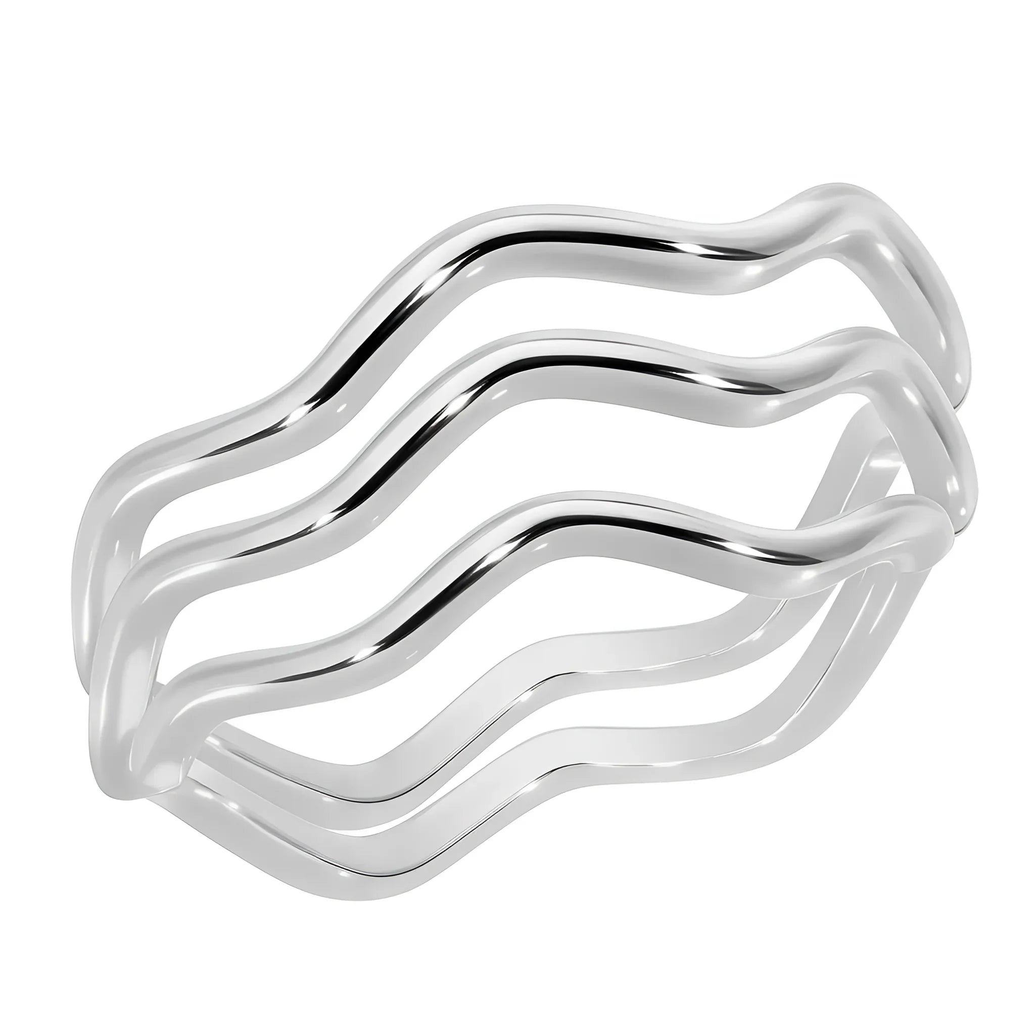 Super Thin Wavy Ring