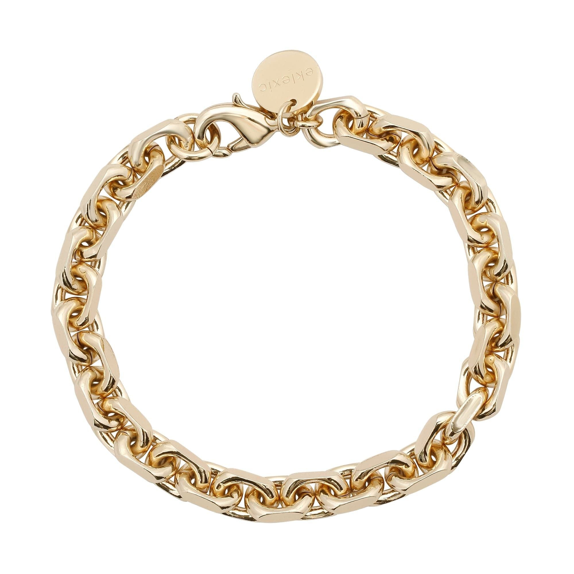 Gold-toned link chain Gianni Bracelet with lobster clasp for stylish elegance