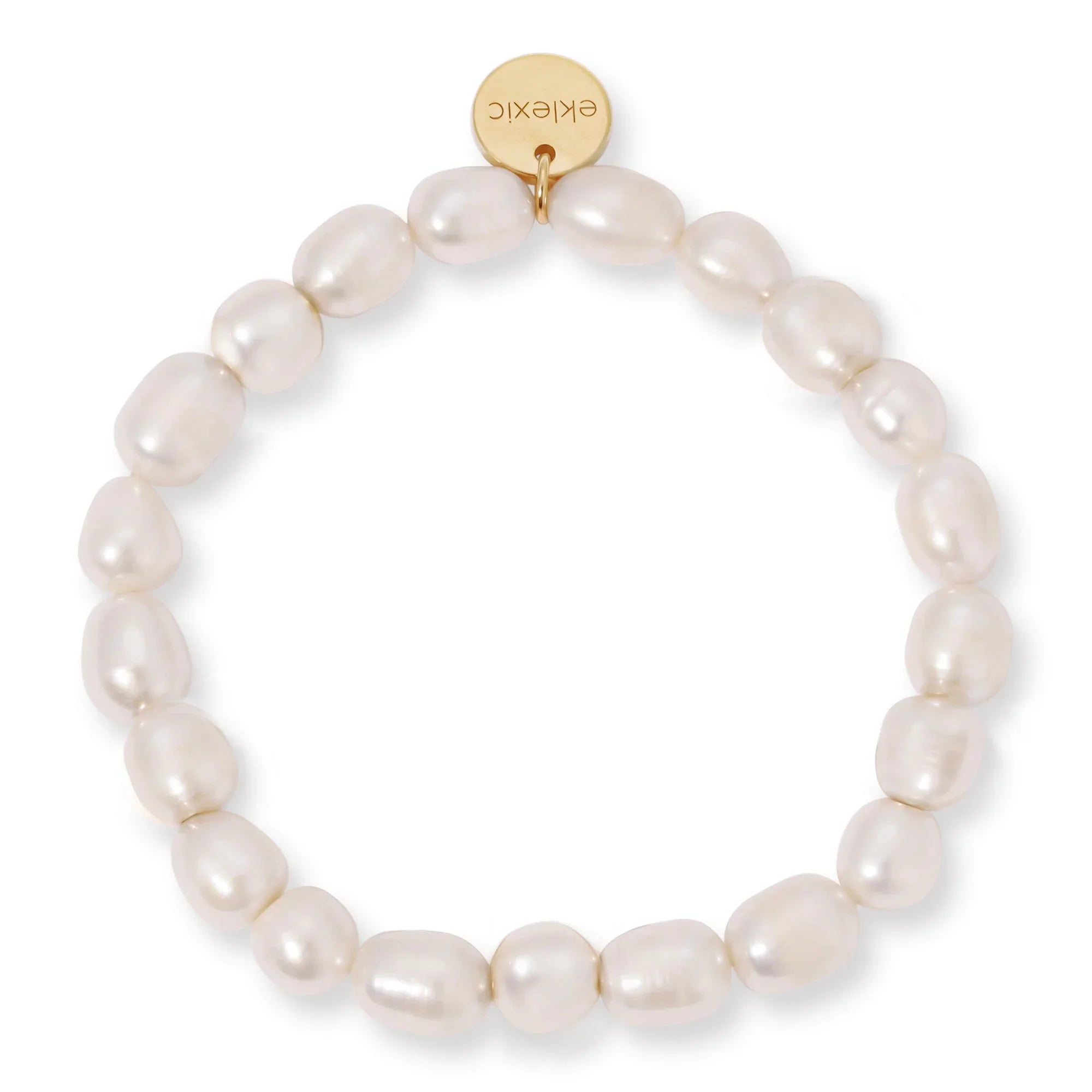 Pearl Bead Bracelet - Gold / Pearl - Beaded Bracelets