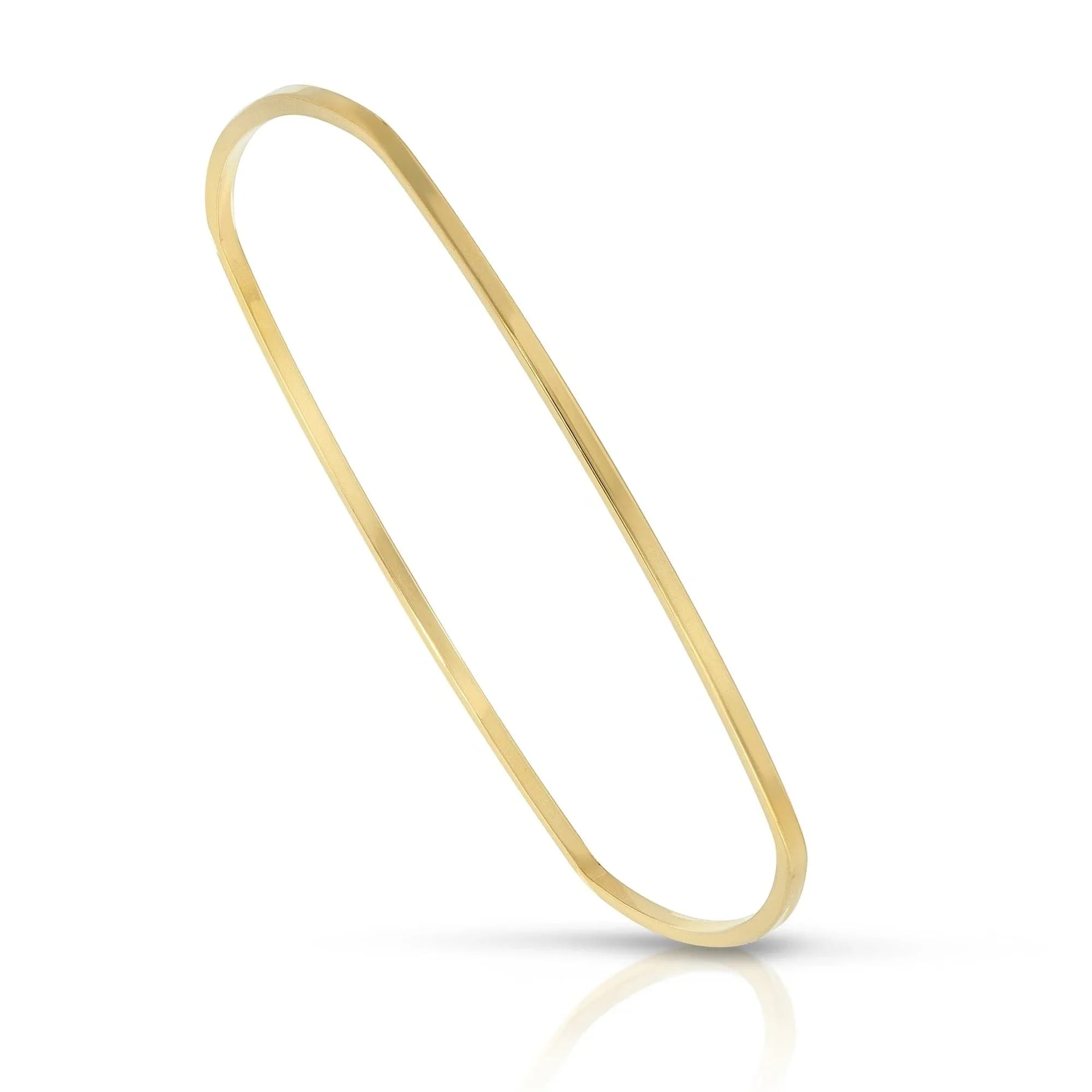 Thin gold bangle from Skinny Elenor Bangle collection, perfect for everyday style