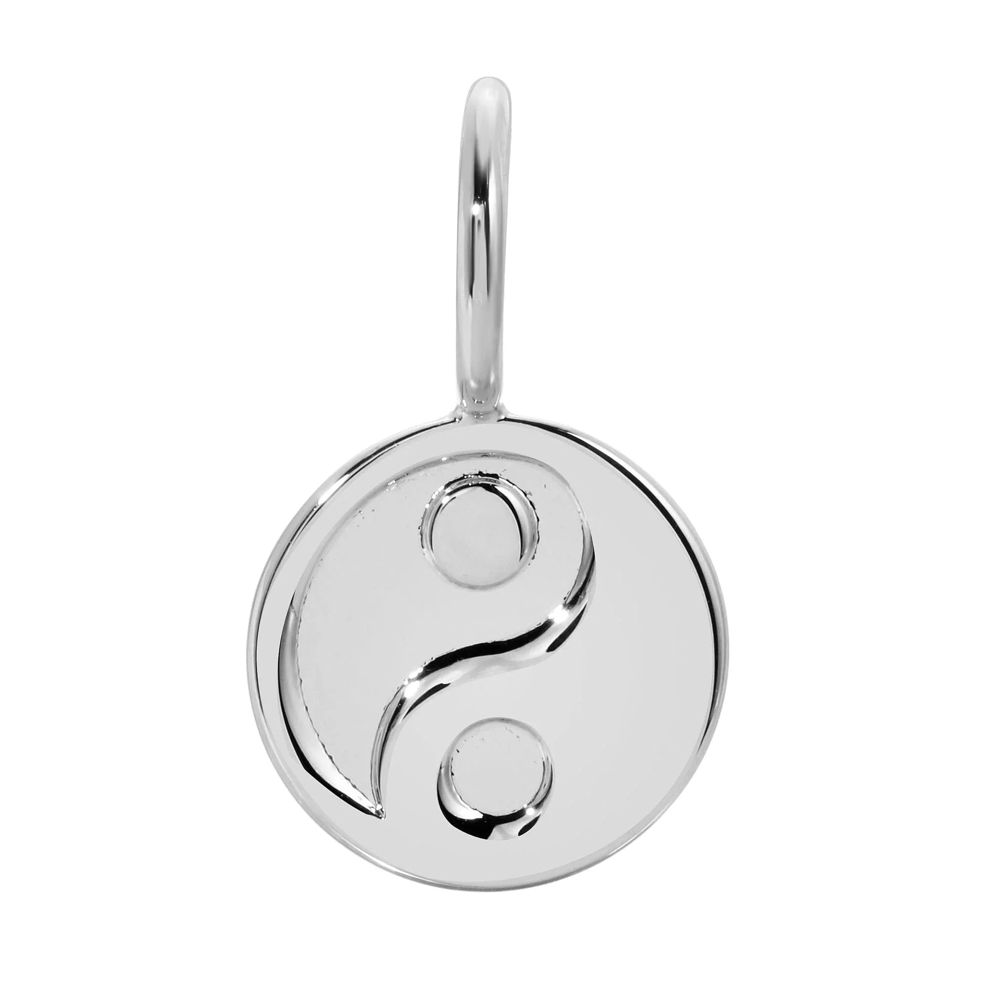 Silver Yin Yang Pendant from Small Yin Yang Pendant collection showing balance and style