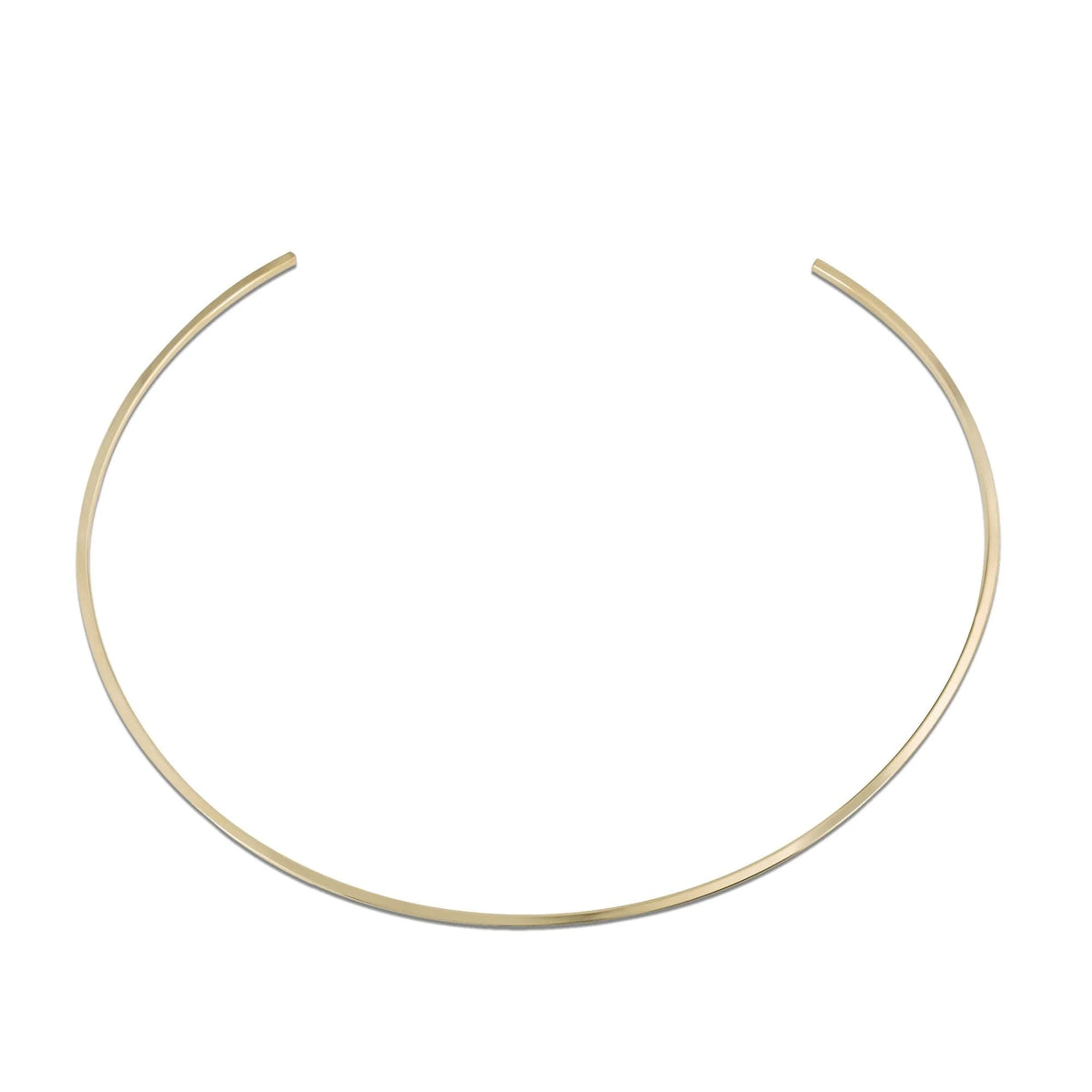 Super Thin Choker with open-ended gold design perfect for everyday style